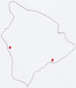 Locations of Keauhou