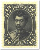 12¢ Prince Leliohoku, black
